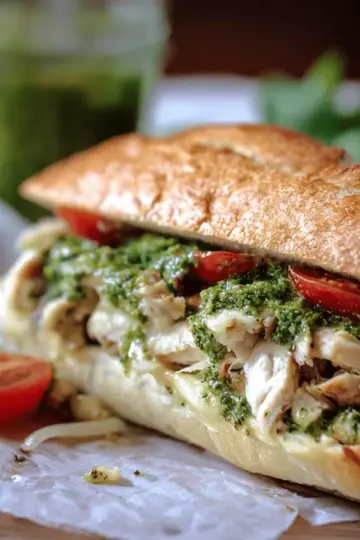 Chicken Pesto Sandwich
