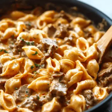 Creamy Beef and Shells