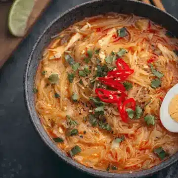 Thai Red Curry Noodle Soup