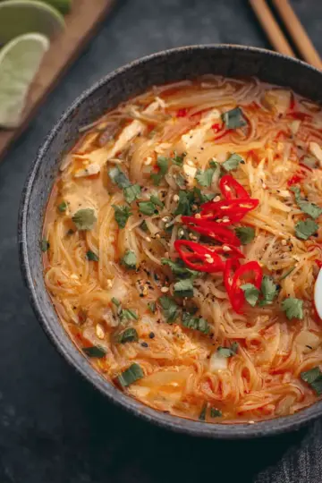 Thai Red Curry Noodle Soup