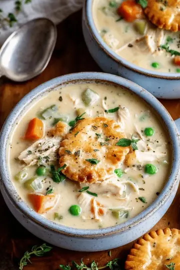 Healthy Chicken Pot Pie Soup