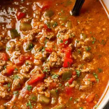 Easy Stuffed Pepper Soup