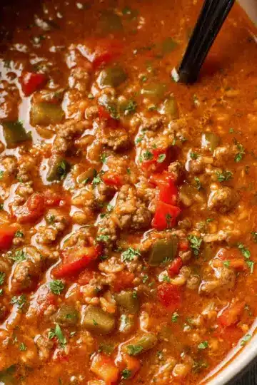 Easy Stuffed Pepper Soup