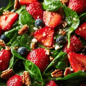 15-Minute Strawberry Spinach Salad