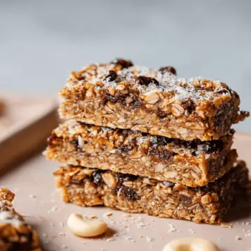 Banana Oatmeal Energy Bars