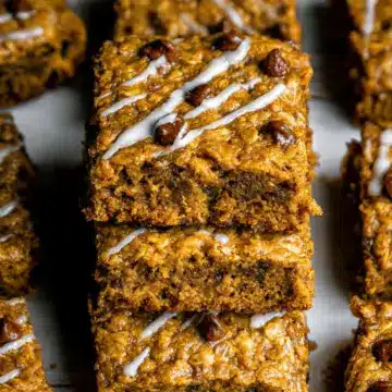 Healthy Pumpkin Oatmeal Bars