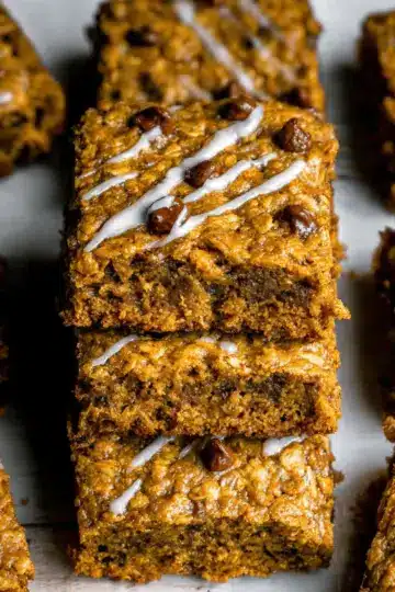 Healthy Pumpkin Oatmeal Bars