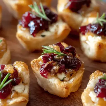 Cranberry Brie Bites