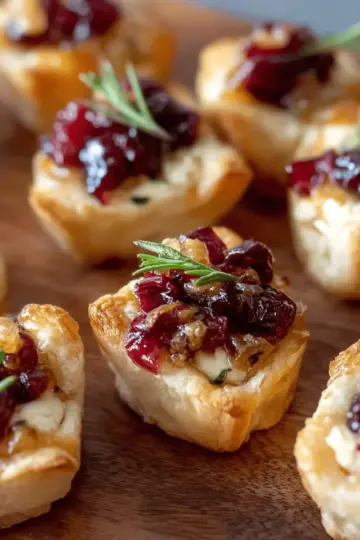 Cranberry Brie Bites