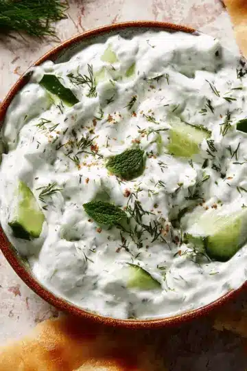 Healthy Tzatziki Recipe (Low-Fat)