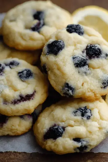 Lemon Blueberry Cookies