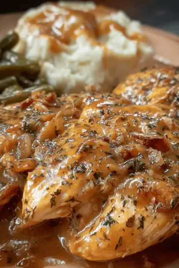 Crockpot Chicken and Gravy