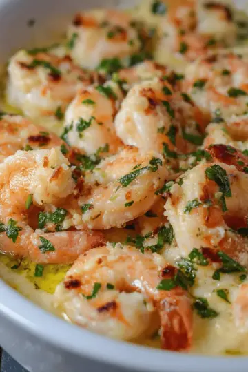 Shrimp Scampi Pasta Bake