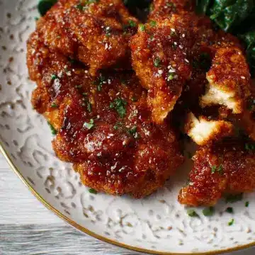 Honey Garlic Double Crunch Chicken