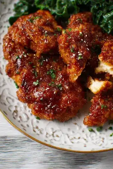 Honey Garlic Double Crunch Chicken