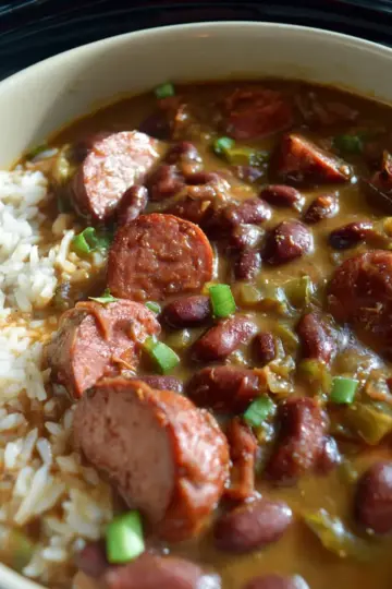 Slow Cooker Cajun Red Beans And Rice