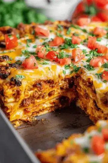 Easy Mexican Lasagna