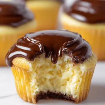 Boston Cream Pie Cupcakes