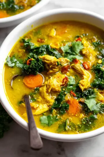 Anti-Inflammatory Turmeric Chicken Soup