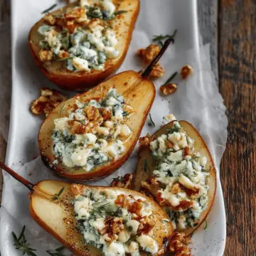 Blue Cheese Stuffed Pears