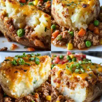 Shepherd’s Pie Baked Potatoes