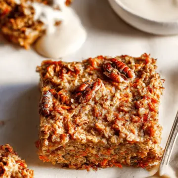 Carrot Cake Baked Oatmeal
