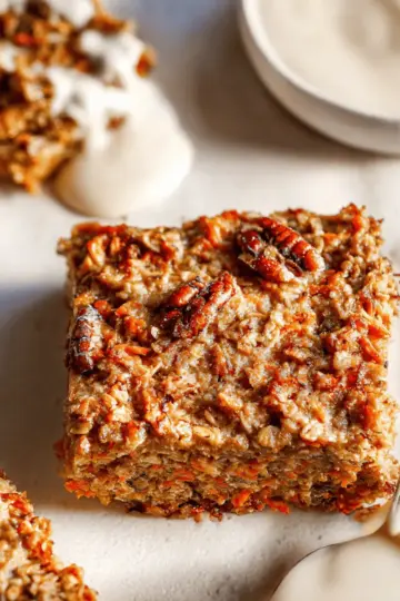 Carrot Cake Baked Oatmeal