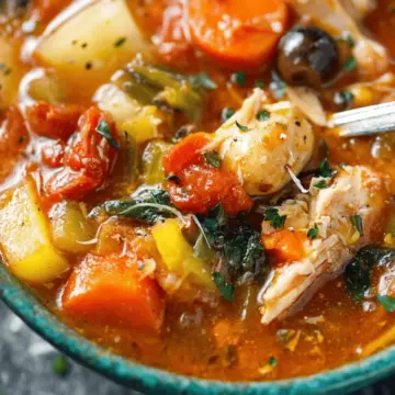 Slow Cooker Tuscan Chicken Stew