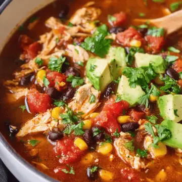 Easy Chicken Taco Soup