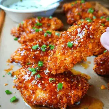Crispy Baked Hot Honey Chicken