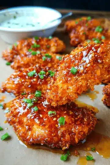 Crispy Baked Hot Honey Chicken