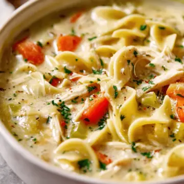 Creamy Chicken Noodle Soup
