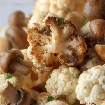 Cauliflower and Mushrooms