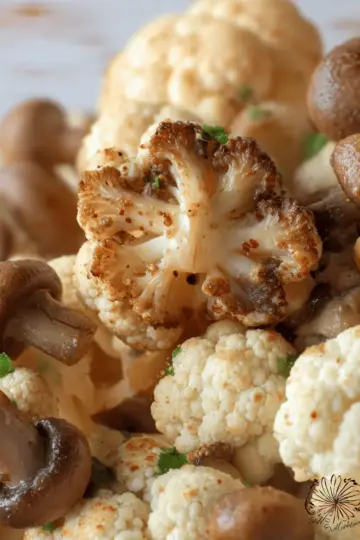 Cauliflower and Mushrooms