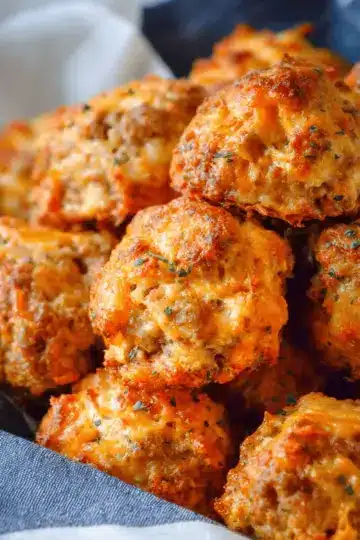 Cheddar Bay Biscuit Sausage Balls