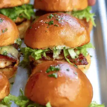 Honey Mustard BLT Chicken Sliders