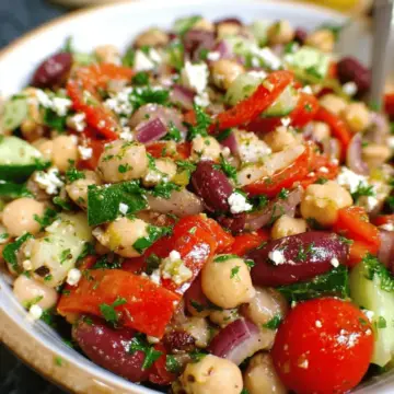 Mediterranean Bean Salad