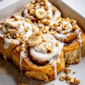 Banana Bread Cinnamon Rolls