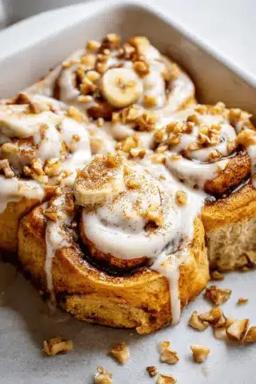 Banana Bread Cinnamon Rolls