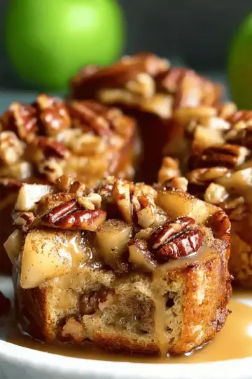 Apple Pecan French Toast Cups