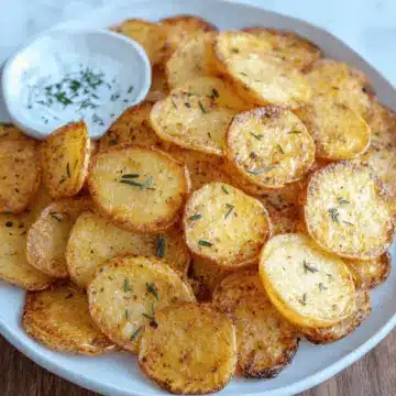 Air Fryer Sliced Potatoes
