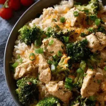 Slow Cooker Chicken Broccoli & Rice