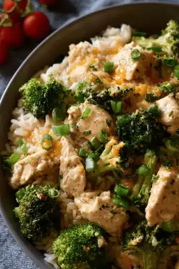 Slow Cooker Chicken Broccoli & Rice