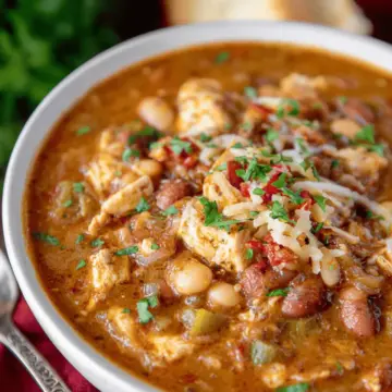 Cajun White Chicken Chili