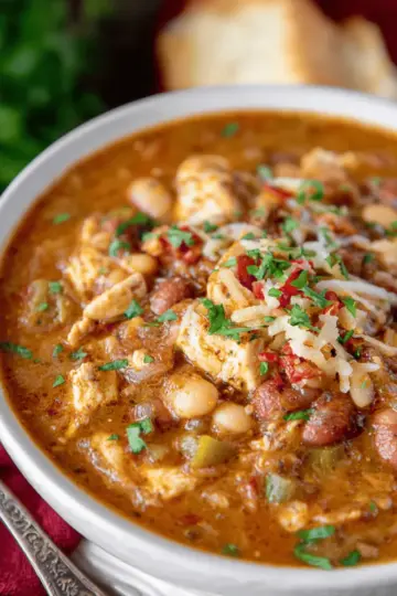 Cajun White Chicken Chili