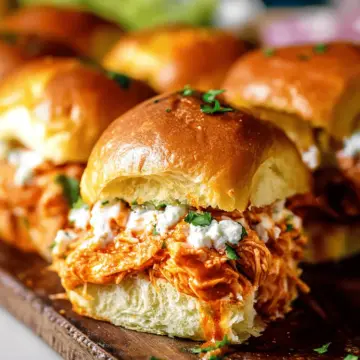 Easy Buffalo Chicken Sliders
