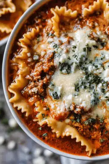 Crockpot Lasagna Soup