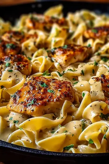 One Pan Chicken Noodles