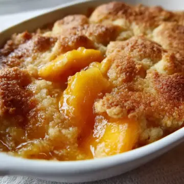 Fresh Southern Peach Cobbler