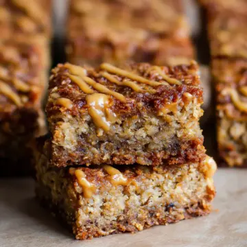 Peanut Butter Banana Oatmeal Bars